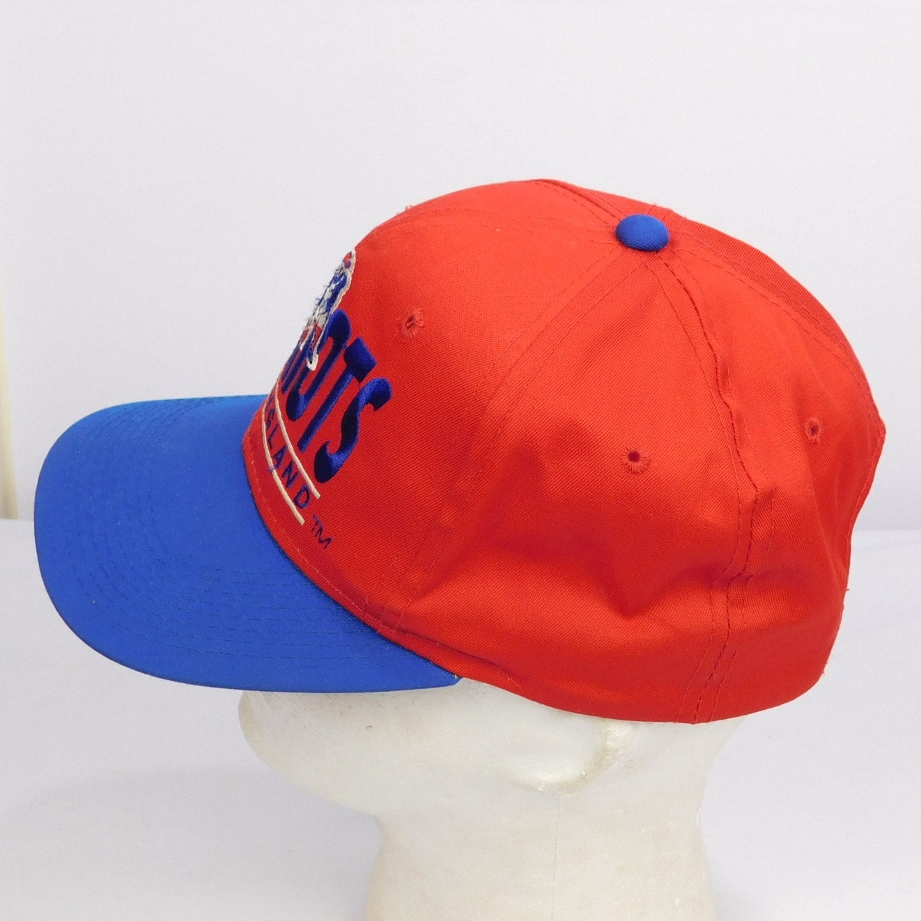 90s Team NFL New England Patriots Pat Patriot Snapback Hat - Adjustable
