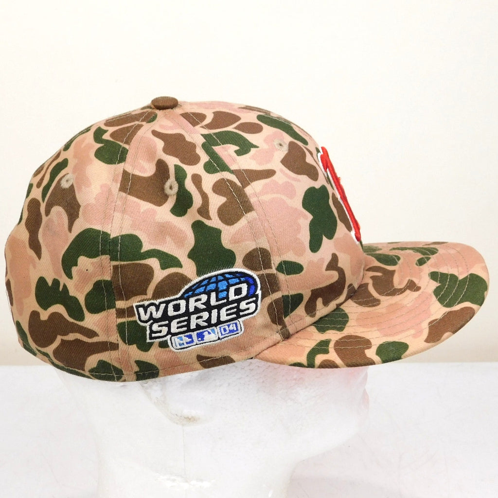 New Era Boston Red Sox 2004 World Series Duck Camo Fitted Hat - Size 7 1/4