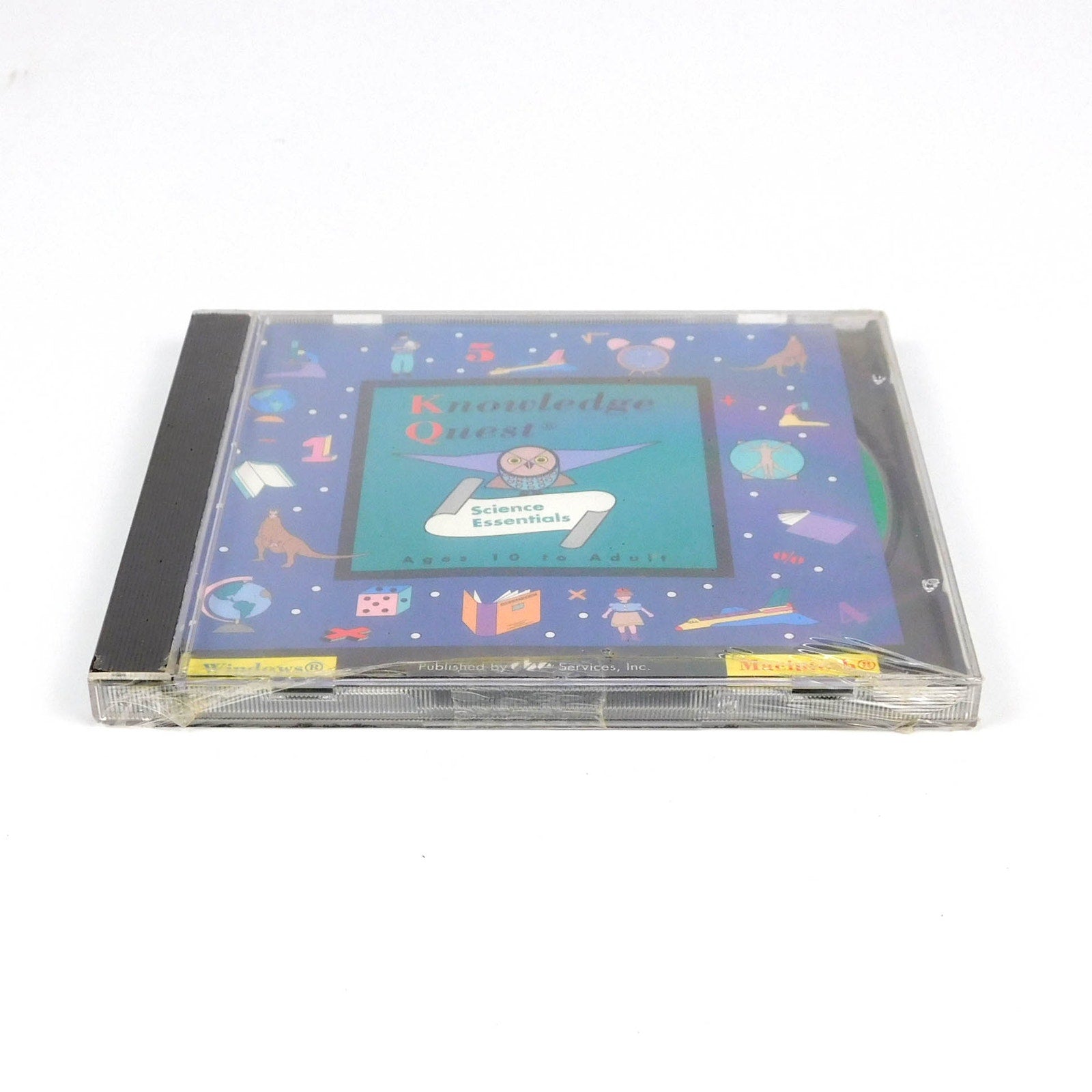 Knowledge Quest Science Essentials PC Windows Mac CD-ROM Sealed Educational 1996
