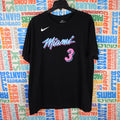 Nike Miami Heat Dwyane Wade Vice Jersey T Shirt -  Size XXL