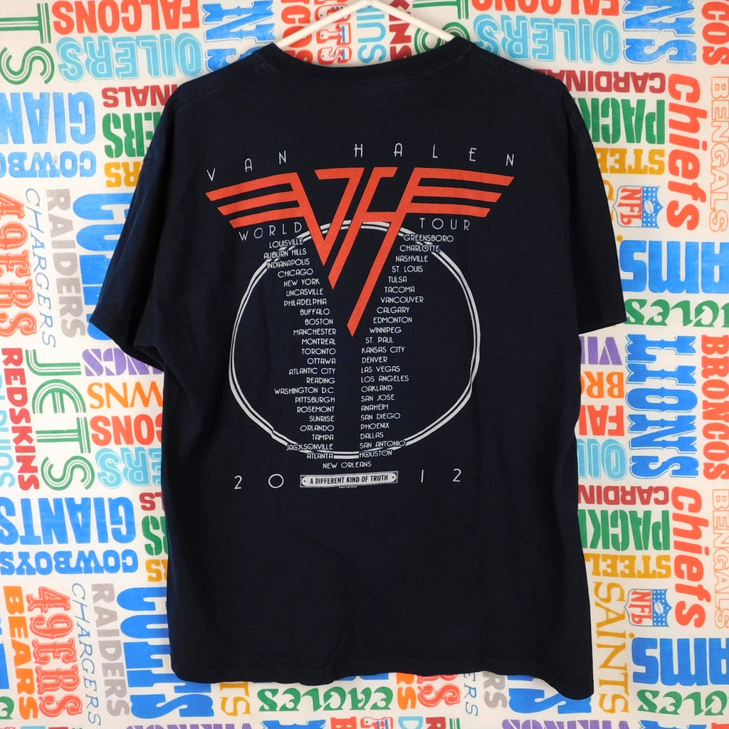 Van Halen 2012 World Tour T Shirt - Size L