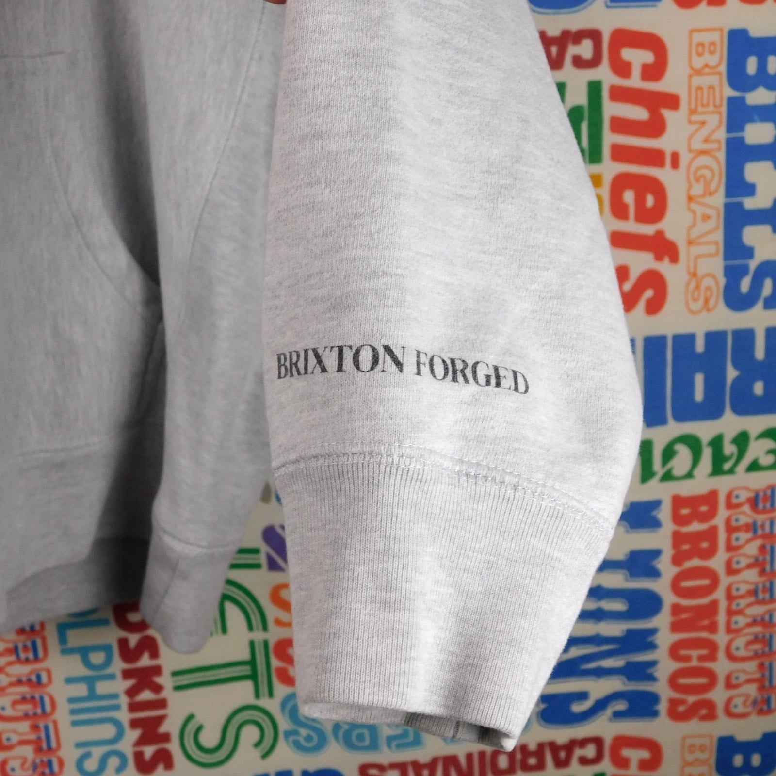 Brixton Forged Wheels Rights Reserved Hoodie - Size L