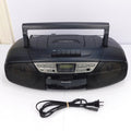 Panasonic RX-DS17 Portable Stereo Boombox CD Cassette Radio Front Loading Tested
