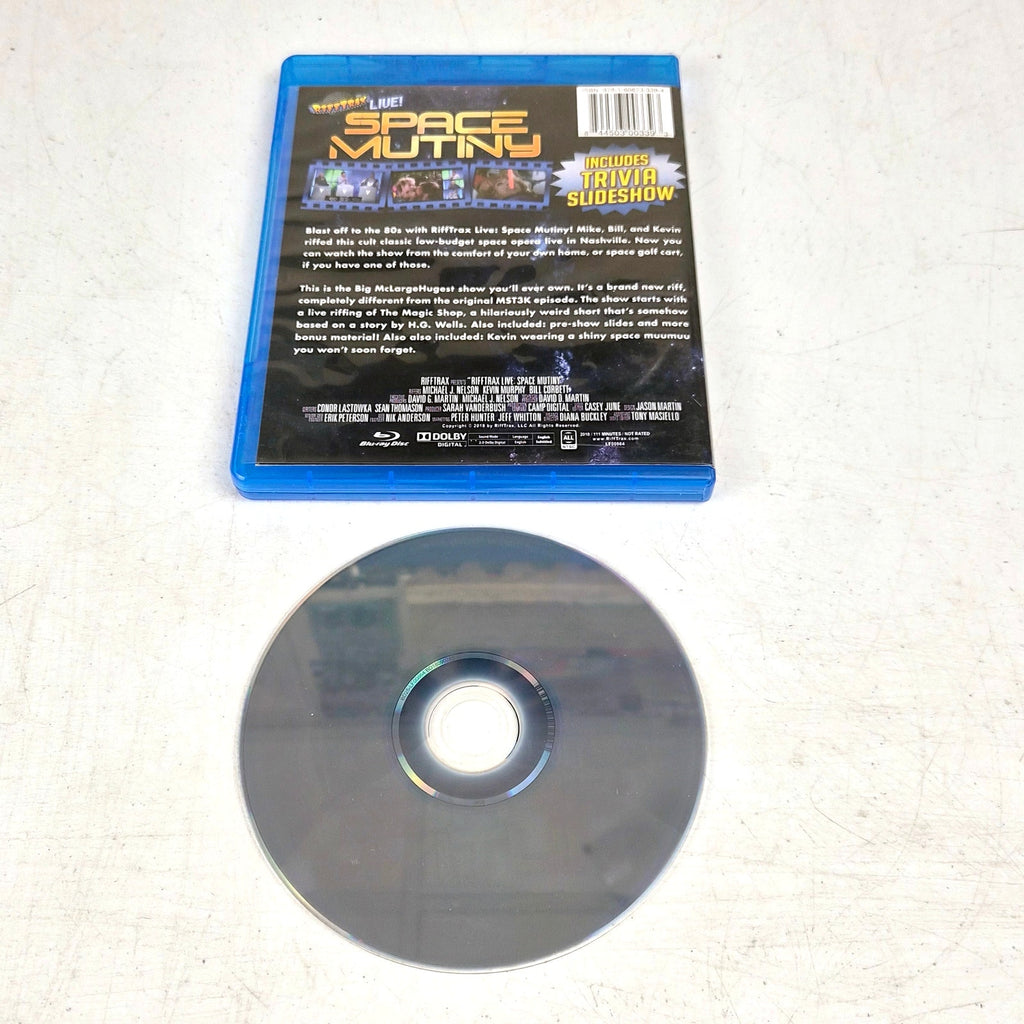 RiffTrax Live Space Mutiny Blu Ray Tested Working Out Of Print 2018 MST3K