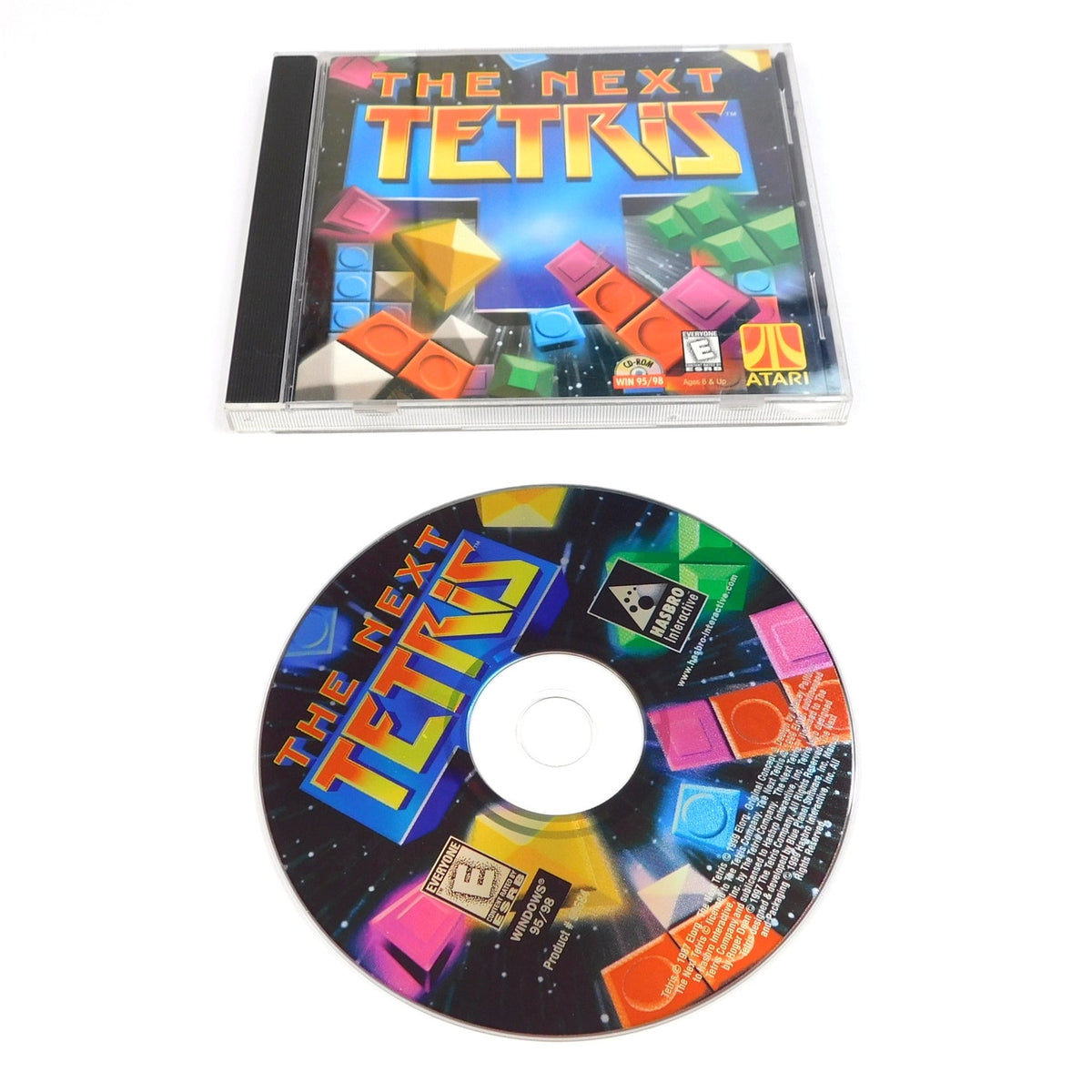 The Next Tetris PC CD-ROM Windows 95 98 Hasbro Atari 1999 Tested Working