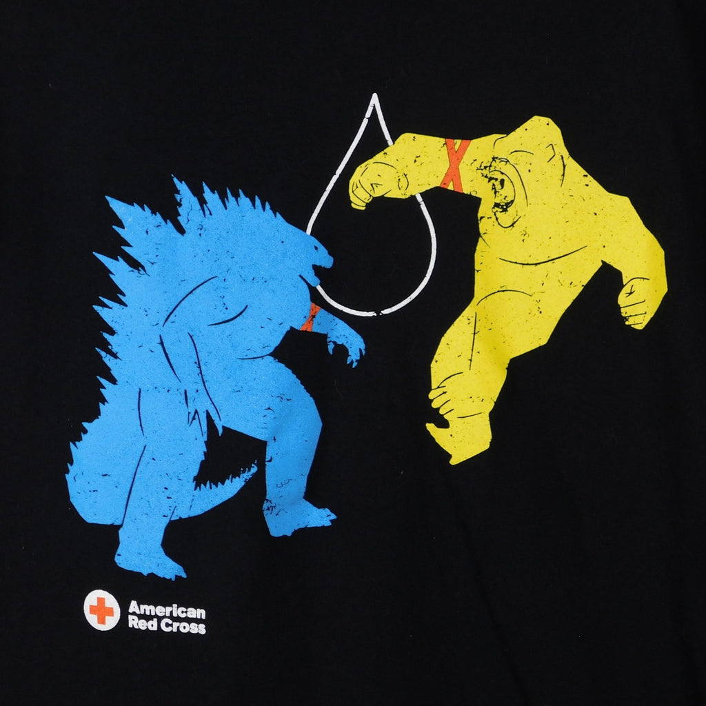 Godzilla x Kong The New Empire Red Cross T Shirt - Size L