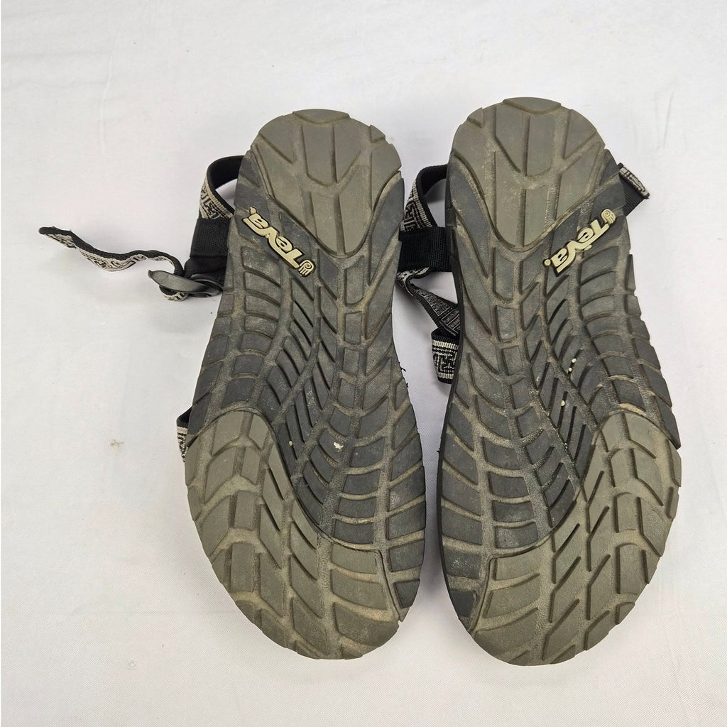 Vintage 1990s Teva Hiking River Sandals Size Men's 10 F10003C Greek Key Straps