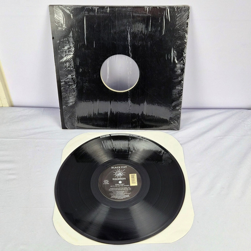 King Just No Flow On The Radio Vinyl Promo LP 1995 Black Fist Records 27492-0