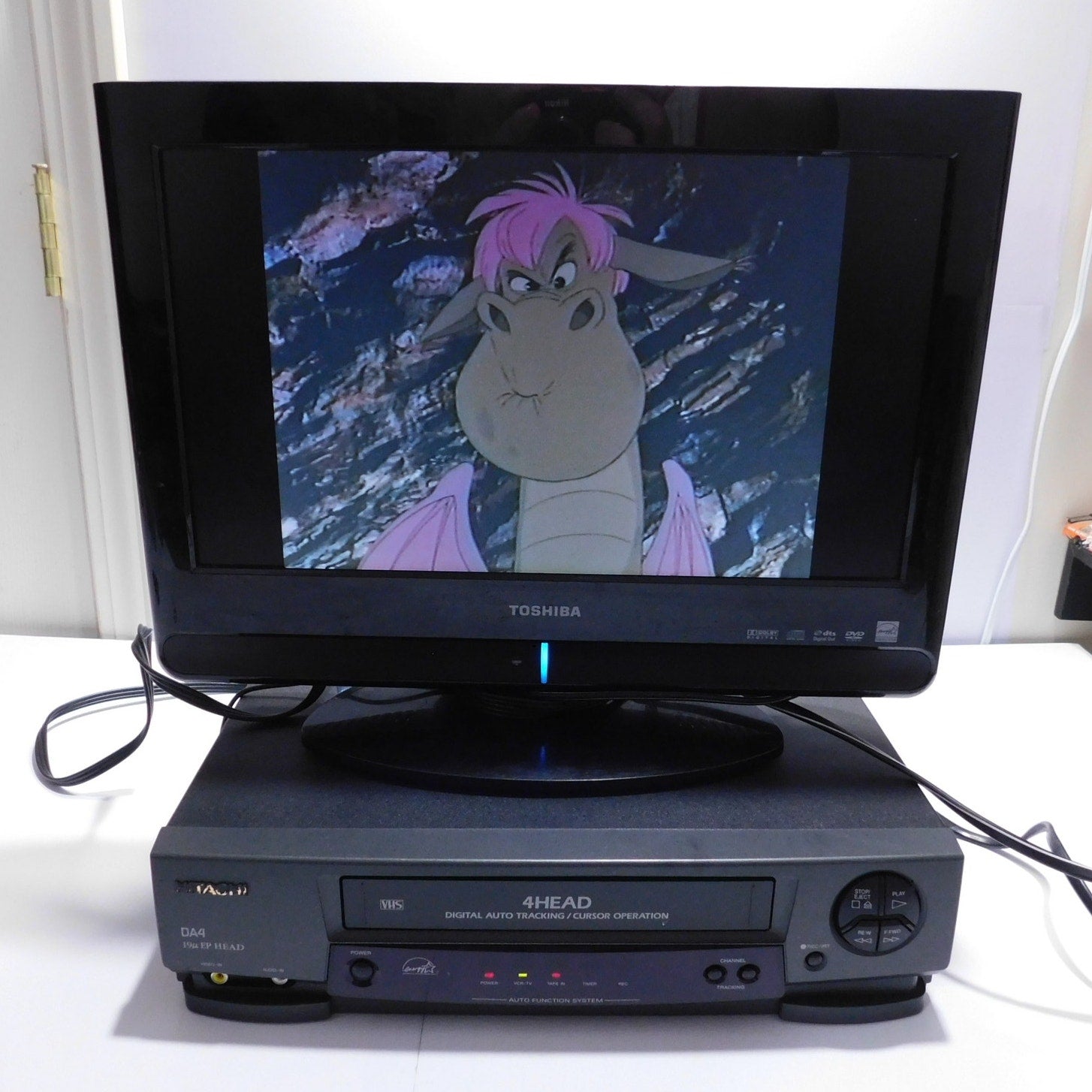 Hitachi VT-MX4410A VCR VHS Player Tested Working 4 Head No Remote