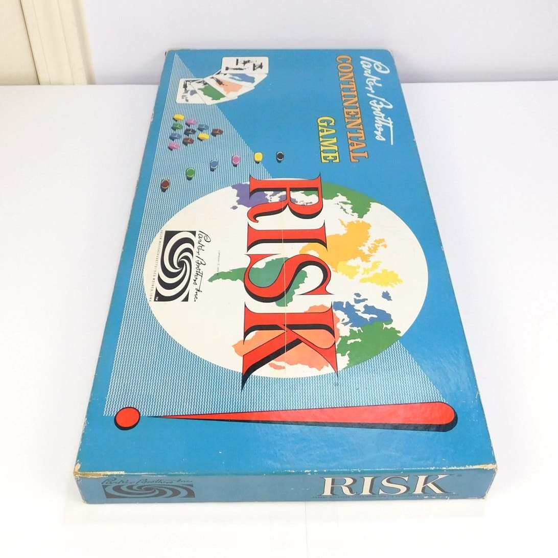 Vintage 1959 Parker Brothers Risk Continental Game Complete CIB Board Game