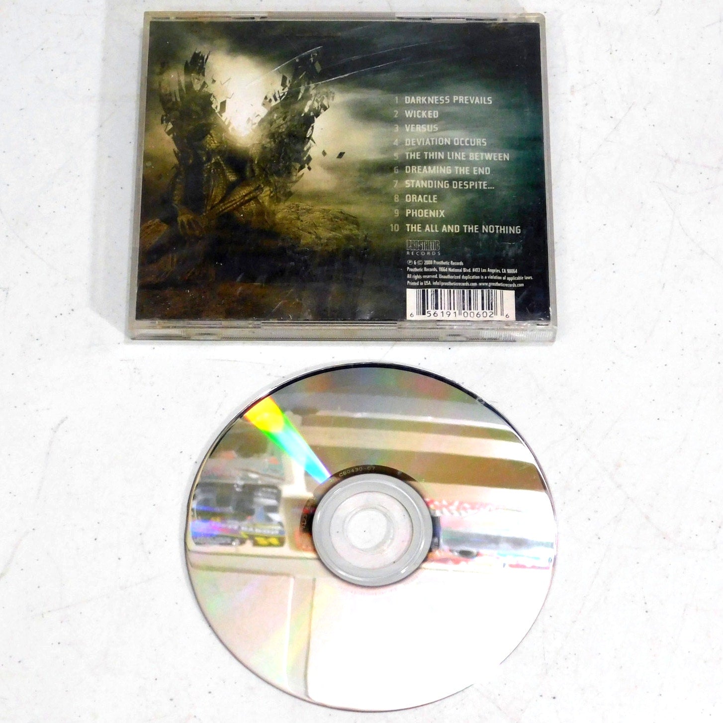 Neuraxis The Thin Line Between CD 2008 Prosthetic Records 6561910060-2