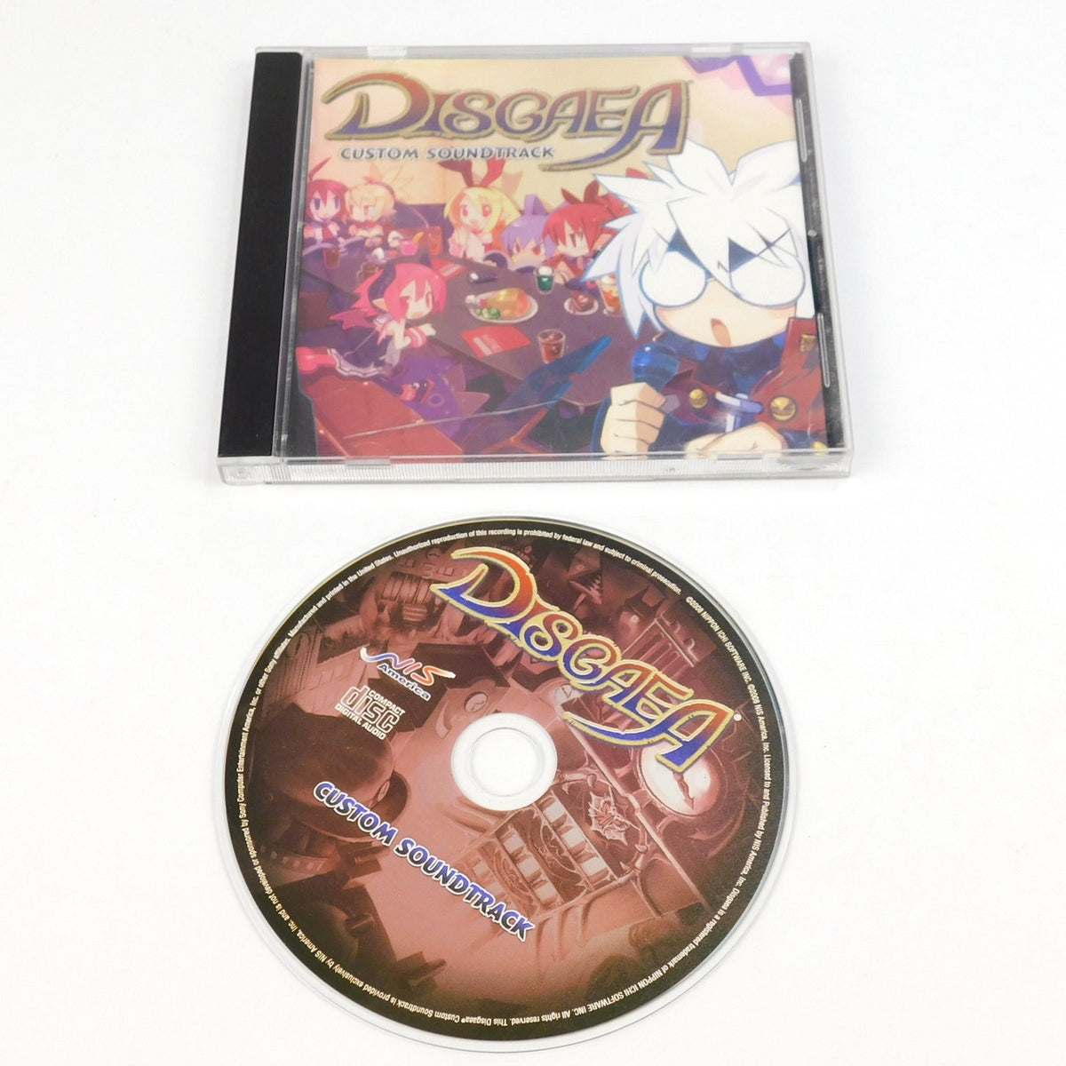 Disgaea Custom Soundtrack CD Tested 2008 Nippon Ichi Software D09SD-CD001
