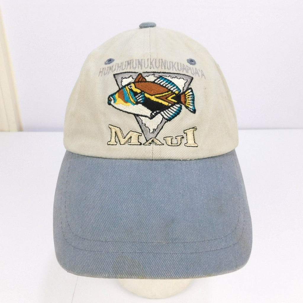 Retro Hawaii State Fish (Humuhumunukunukuapuaa) Hat - Adjustable