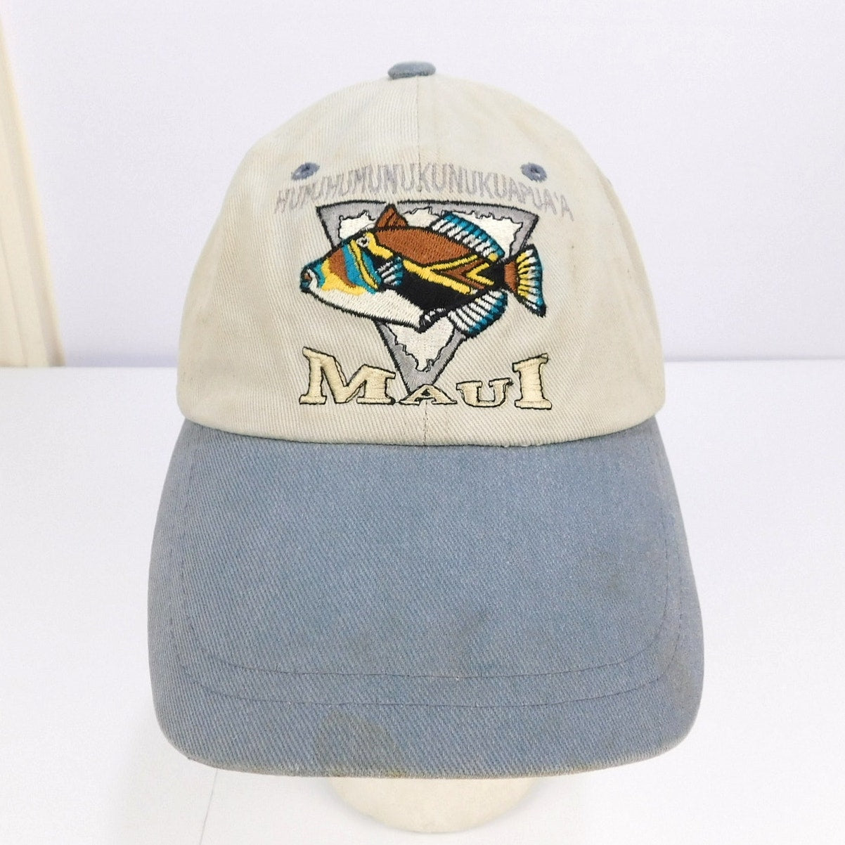 Retro Hawaii State Fish (Humuhumunukunukuapuaa) Hat - Adjustable