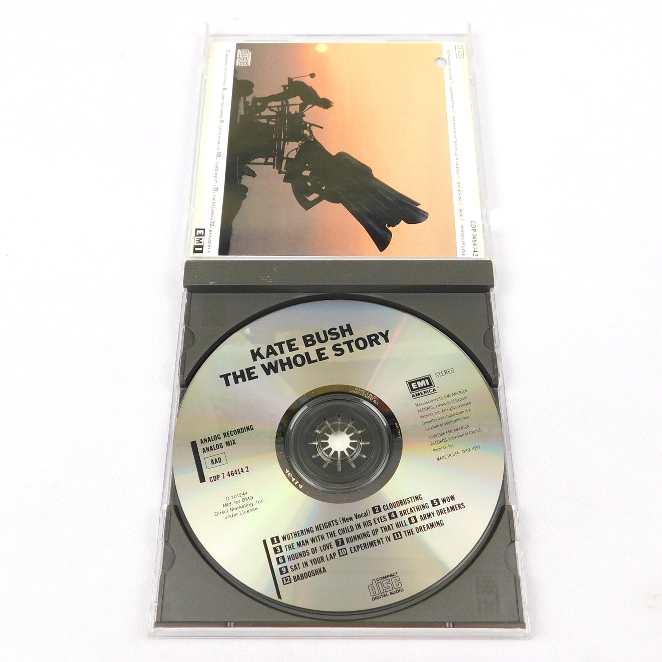 Kate Bush The Whole Story CD Tested 1986 EMI Records D 101244