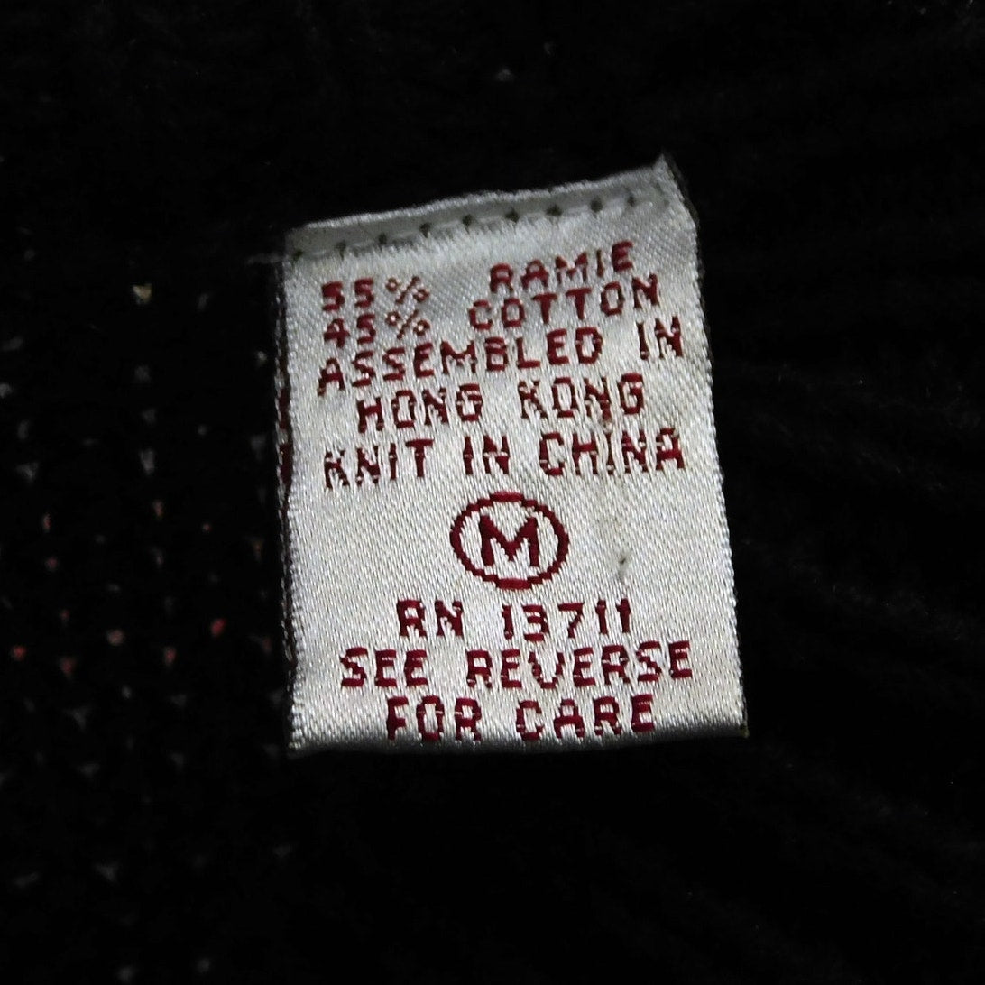 80s Karen Scott Mock Neck Sweater - Size M