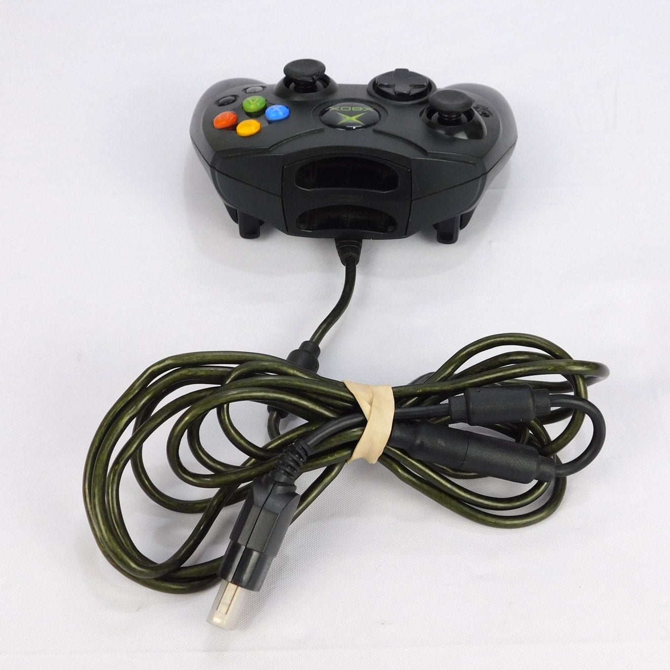 Microsoft Original Xbox Controller S Fully Tested w/ Breakaway Cable X08-69873