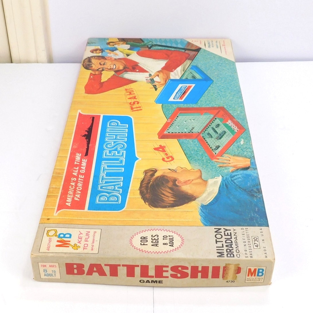 Vintage 1967 Milton Bradley Battleship Board Game 4730 Complete Original Box