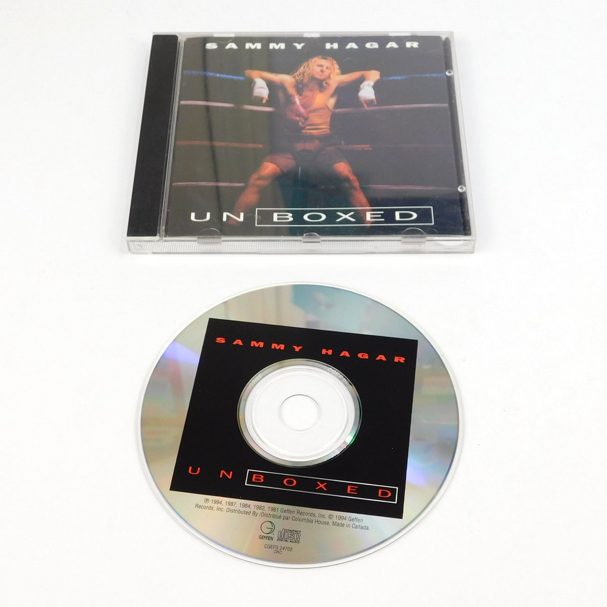 Sammy Hagar Unboxed CD Tested 1994 Geffen Records CGEFD 24702
