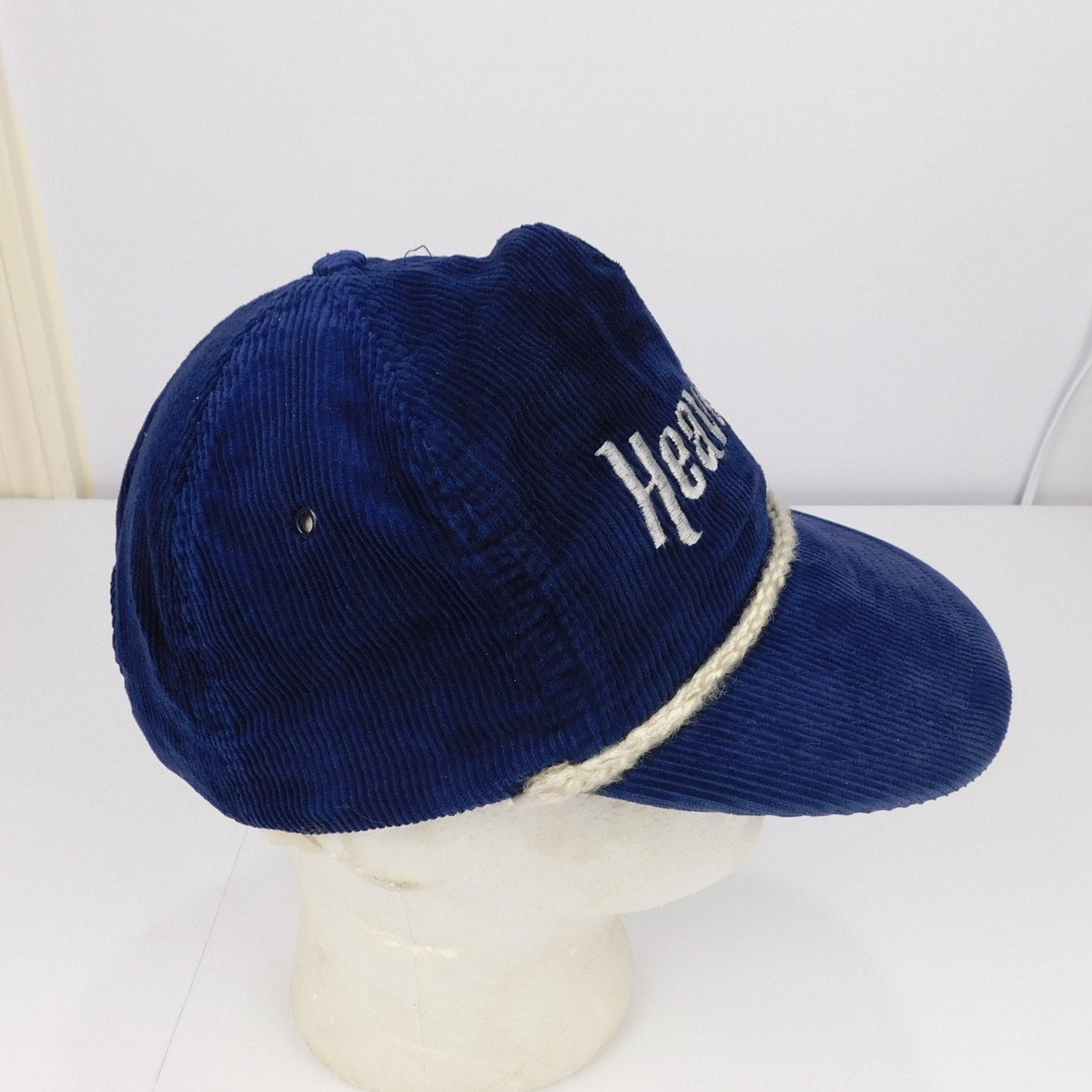 80s Heavenly Ski Resort Corduroy Snapback Hat - Adjustable