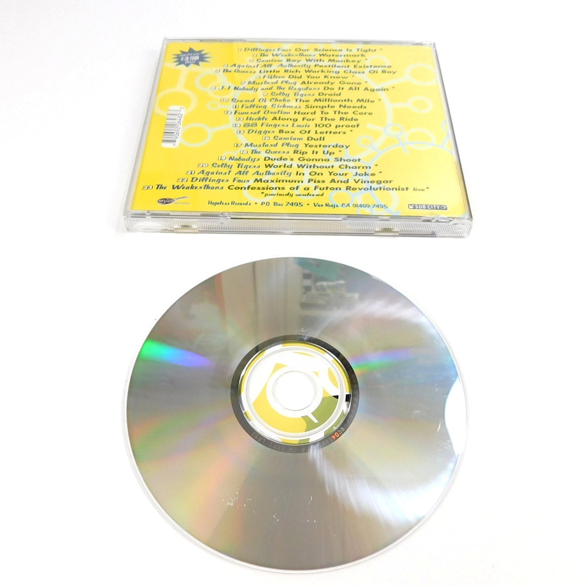 Hopelessly Devoted To You Vol 3 CD 2000 Hopeless Punk Sampler HR648-2 Tested