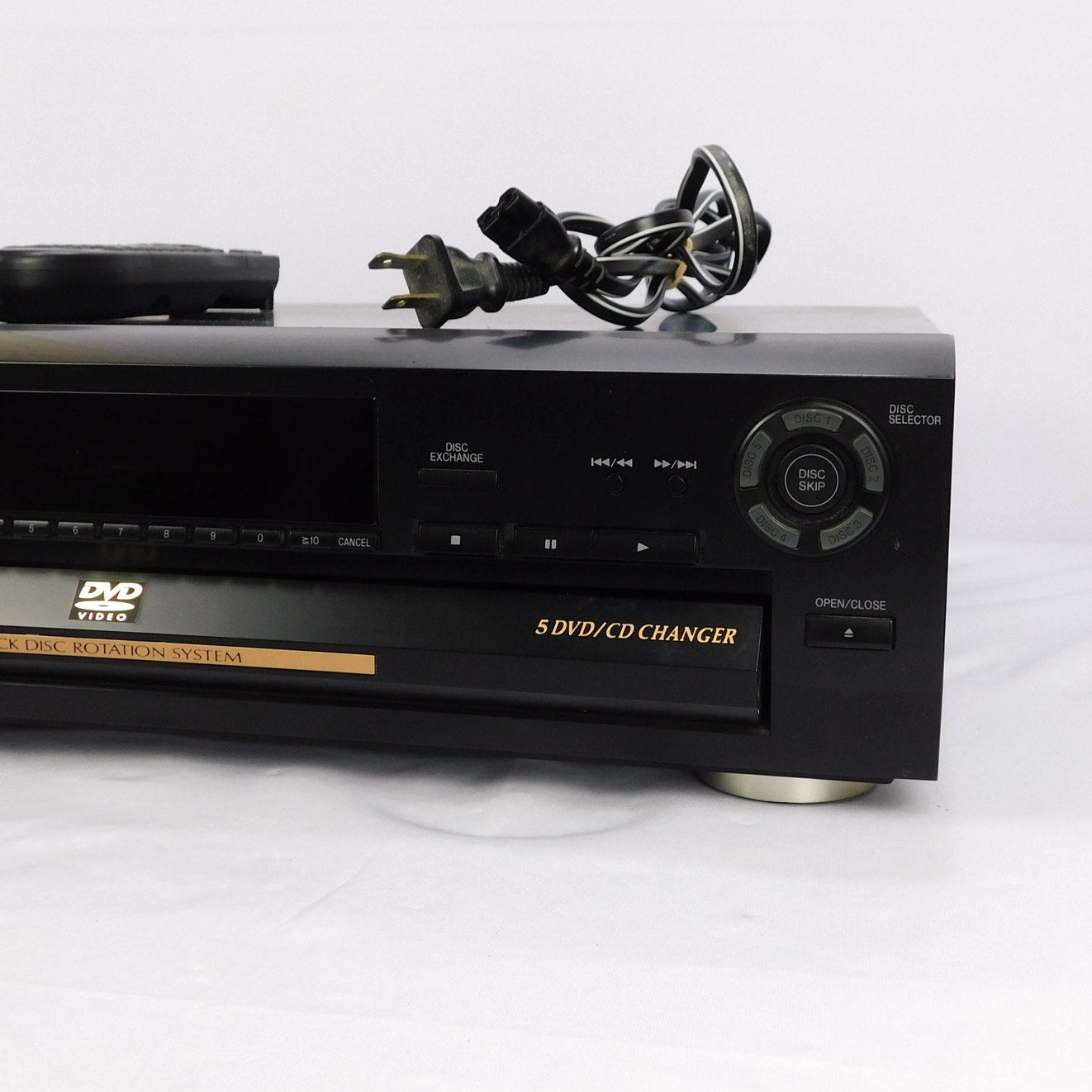 Panasonic DVD-CV51 5 Disc DVD CD Changer w/ Remote Dolby Digital DTS Tested 2001