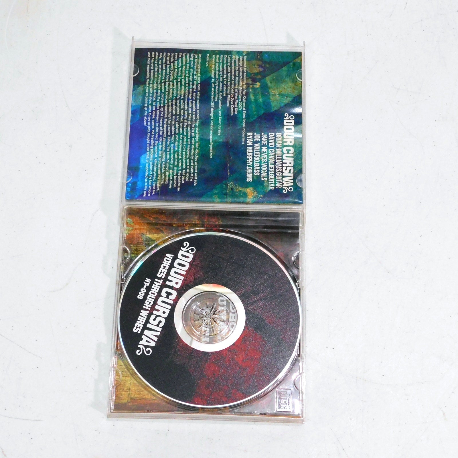 Dour Cursiva Voices Through Wires CD Tested 2008 Hold True HT008 Metalcore