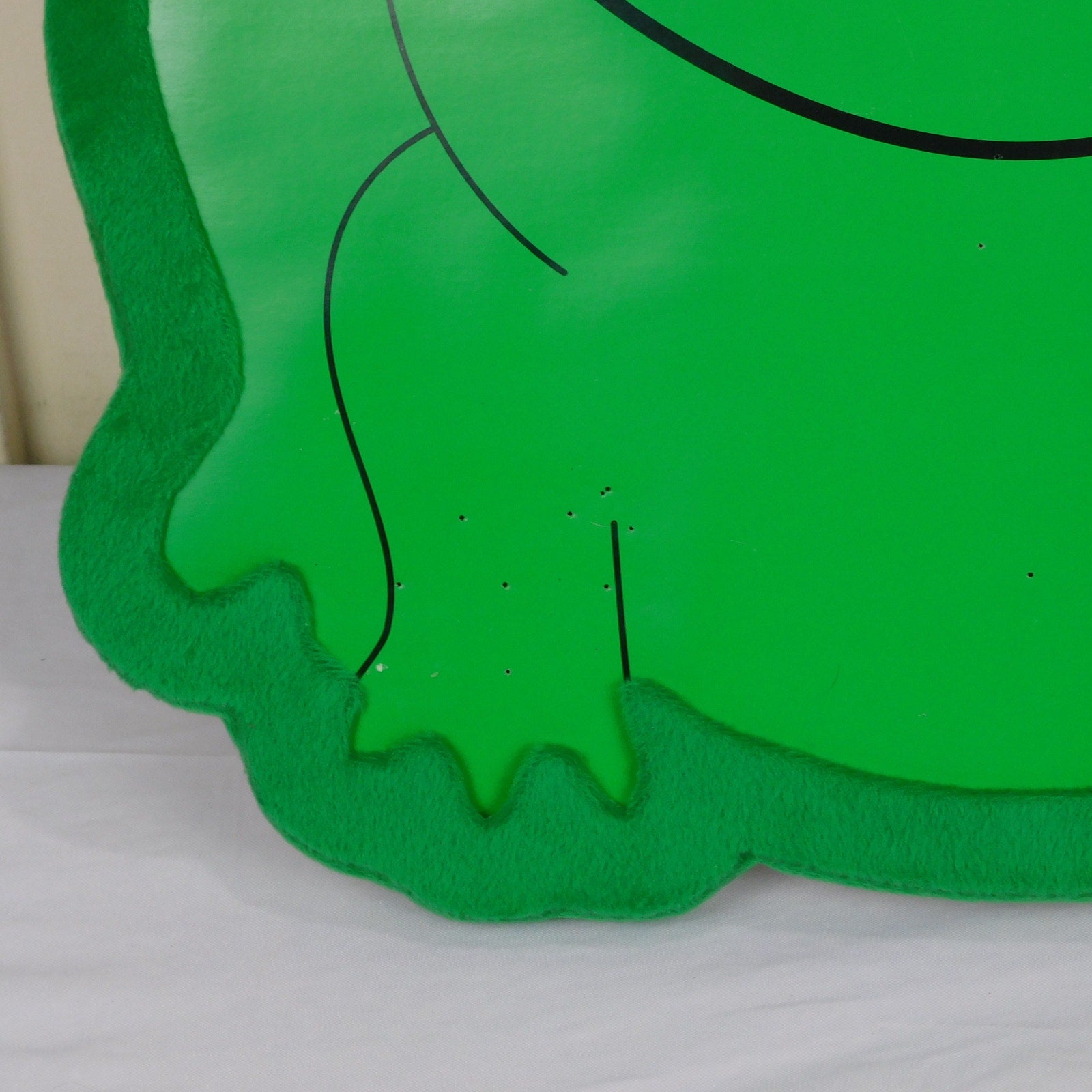 Vintage Frog Bulletin Board Kids Wall Decor Memo Board Green 18x15 Felt Edge