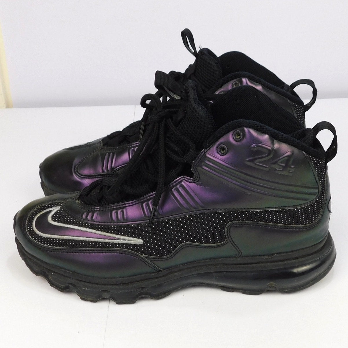 2011 Nike Air Max Griffey Eggplant Purple Black Shoes Men's 9.5 442478-050