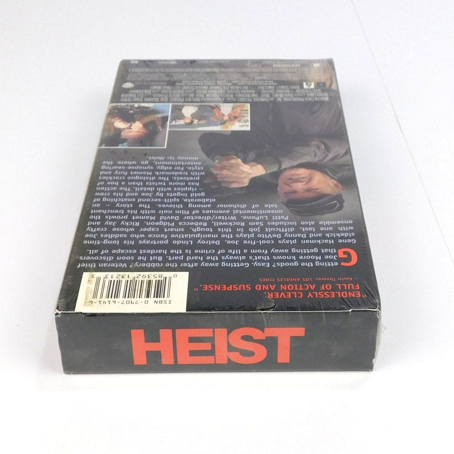 Heist VHS 2002 Gene Hackman Danny DeVito Sam Rockwell Factory Sealed Walgreens