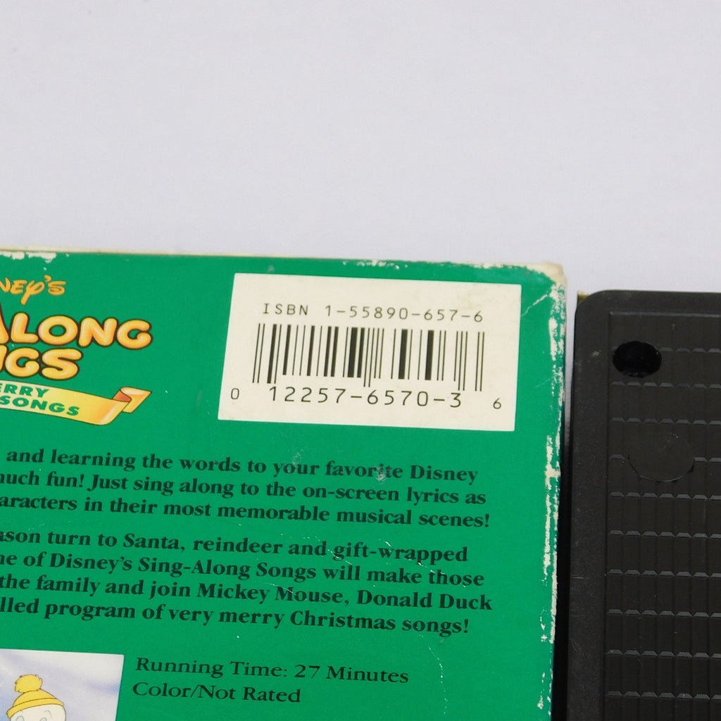 Disney Sing Along Songs Very Merry Christmas Volume 8 Tested 1997