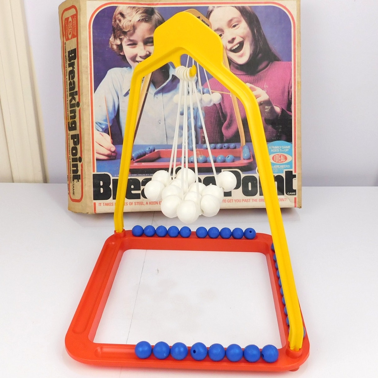 Vintage Breaking Point Game Ideal Toys 1976 Boxed Near Complete Missing 2 Pieces