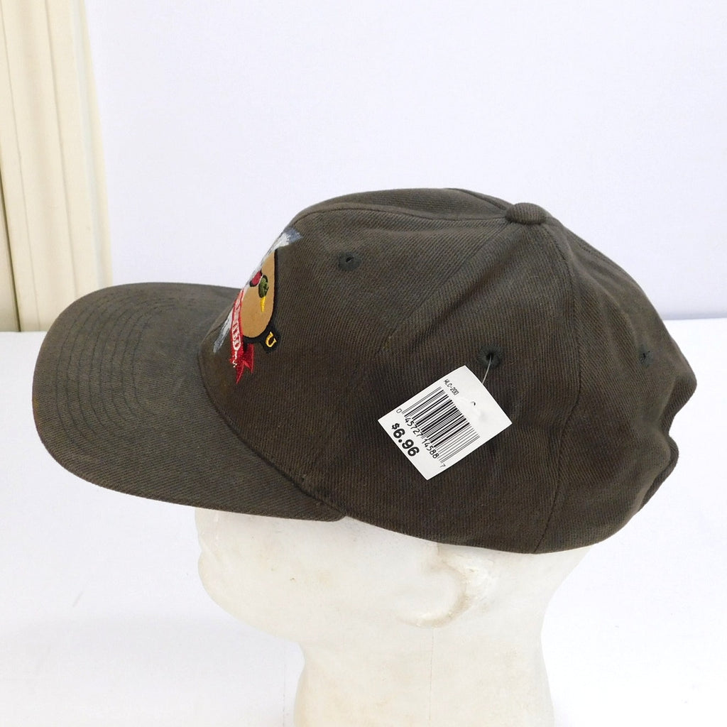 Ducks Unlimited Vintage Duck Hunting Hat Cap Brown Strapback NWT