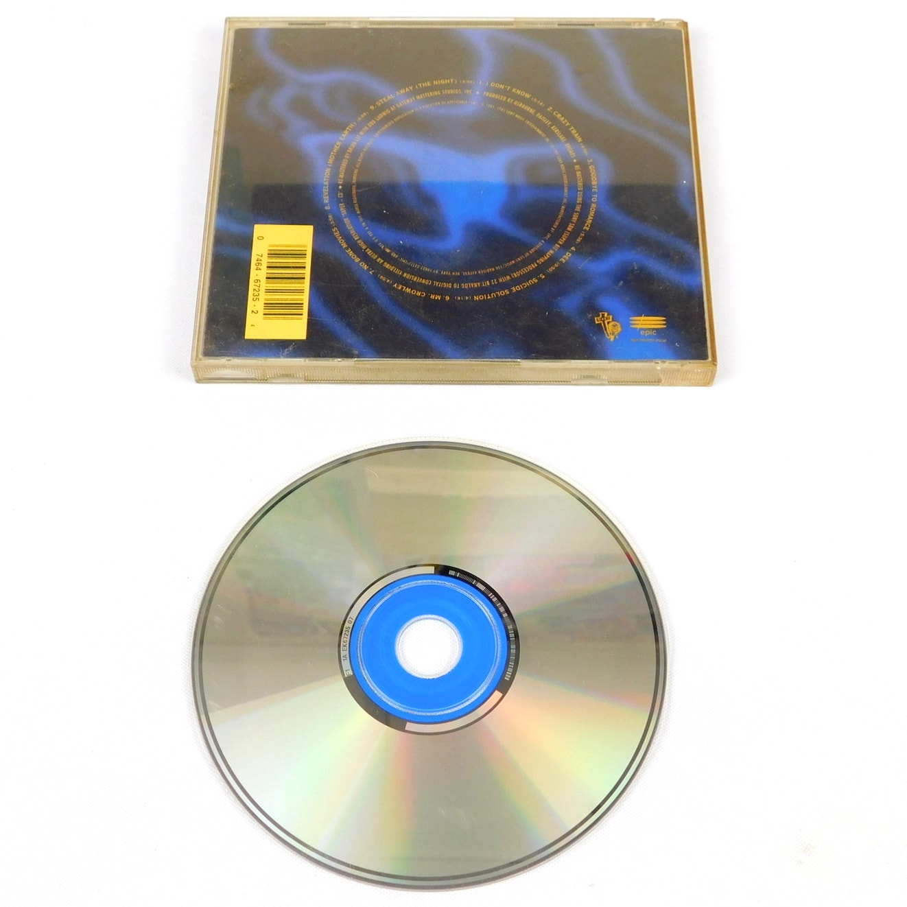 Ozzy Osbourne Blizzard Of Ozz CD 1995 Digital Remaster Tested Epic EK 67235