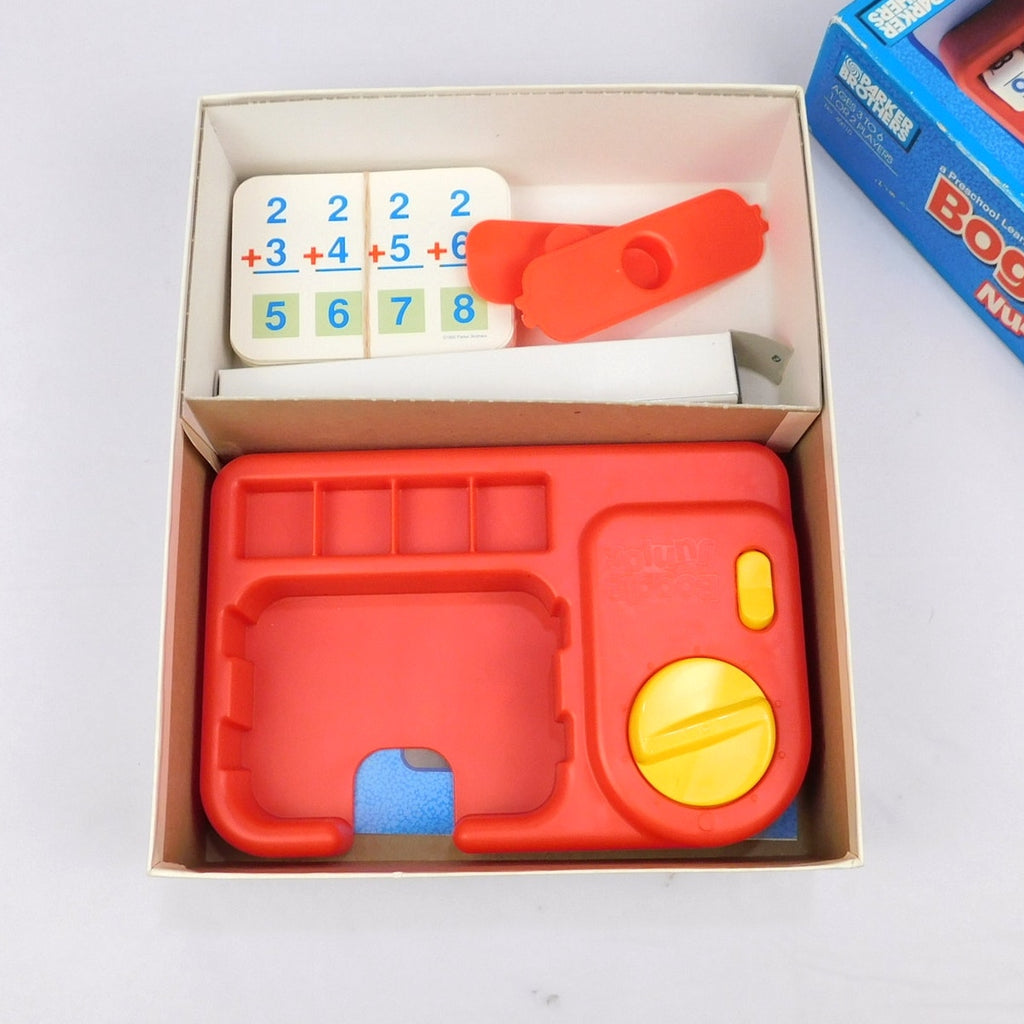 Boggle Jr Numbers Game Complete In Box Parker Brothers Vintage 1992