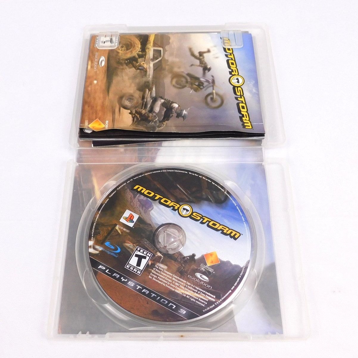 Motorstorm Sony Playstation 3 PS3 Tested Working Complete CIB 2007 Motor Storm
