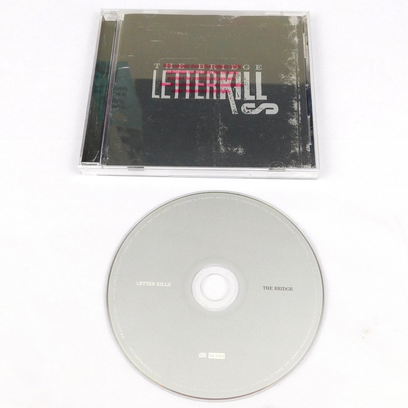 Letter Kills The Bridge Promo CD Tested 2004 Island Records B0002859-02