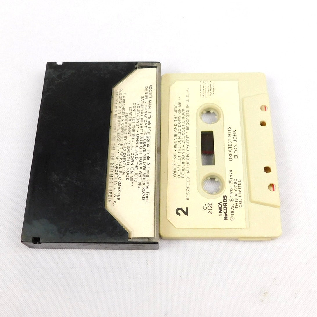 Elton John Greatest Hits Cassette Tested 1974 MCA Records MCAC-2128