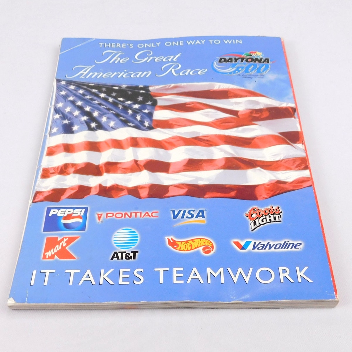 2002 Daytona 500 Official Souvenir Program Vintage NASCAR Michael Waltrip