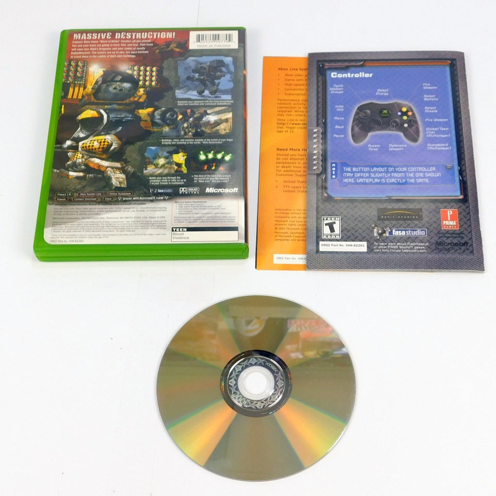 Microsoft Company Store MechAssault Xbox CIB Not To Be Sold Employee Copy
