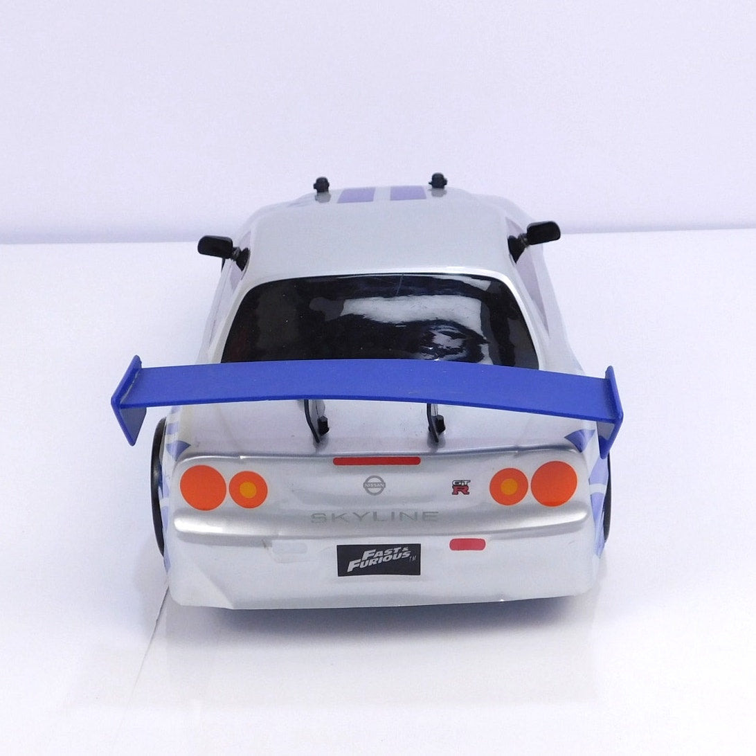 Jada Fast & Furious Nissan Skyline GT-R R34 RC Car 27MHz No Remote Tested Motor