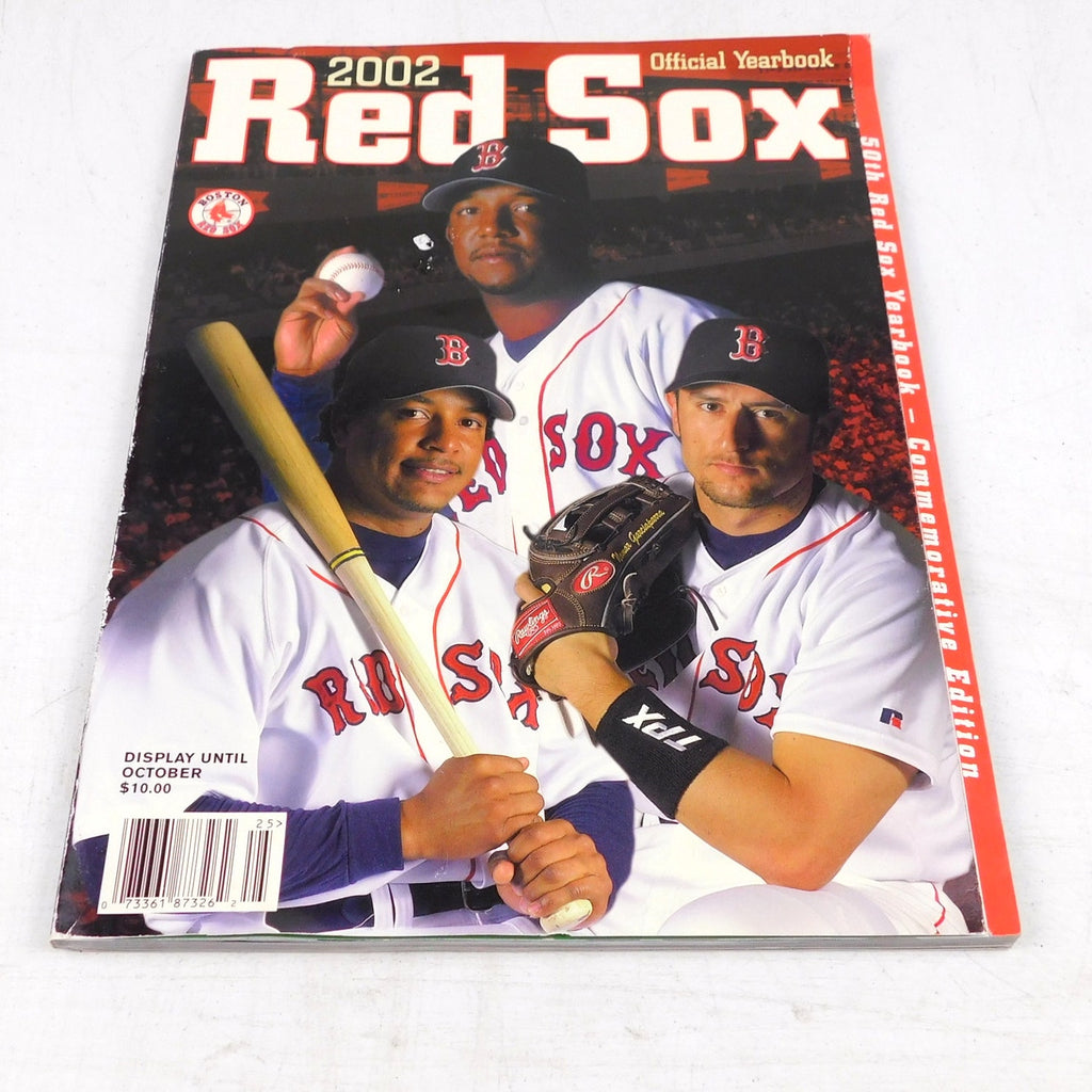 Boston Red Sox 2002 Team Yearbook Official Pedro Manny Nomar