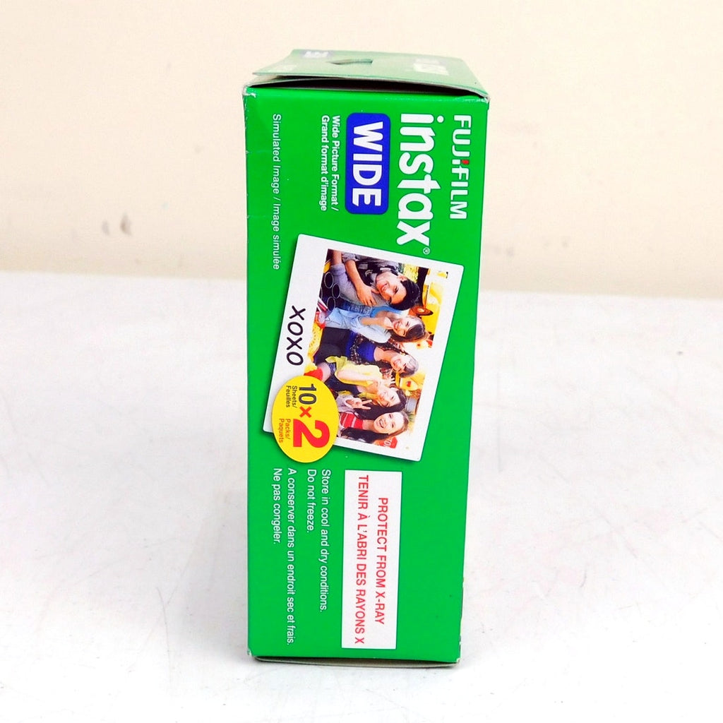 Fujifilm Instax Wide Film 20 Exposures 10 x 2 Factory Sealed New Expired 2018-09