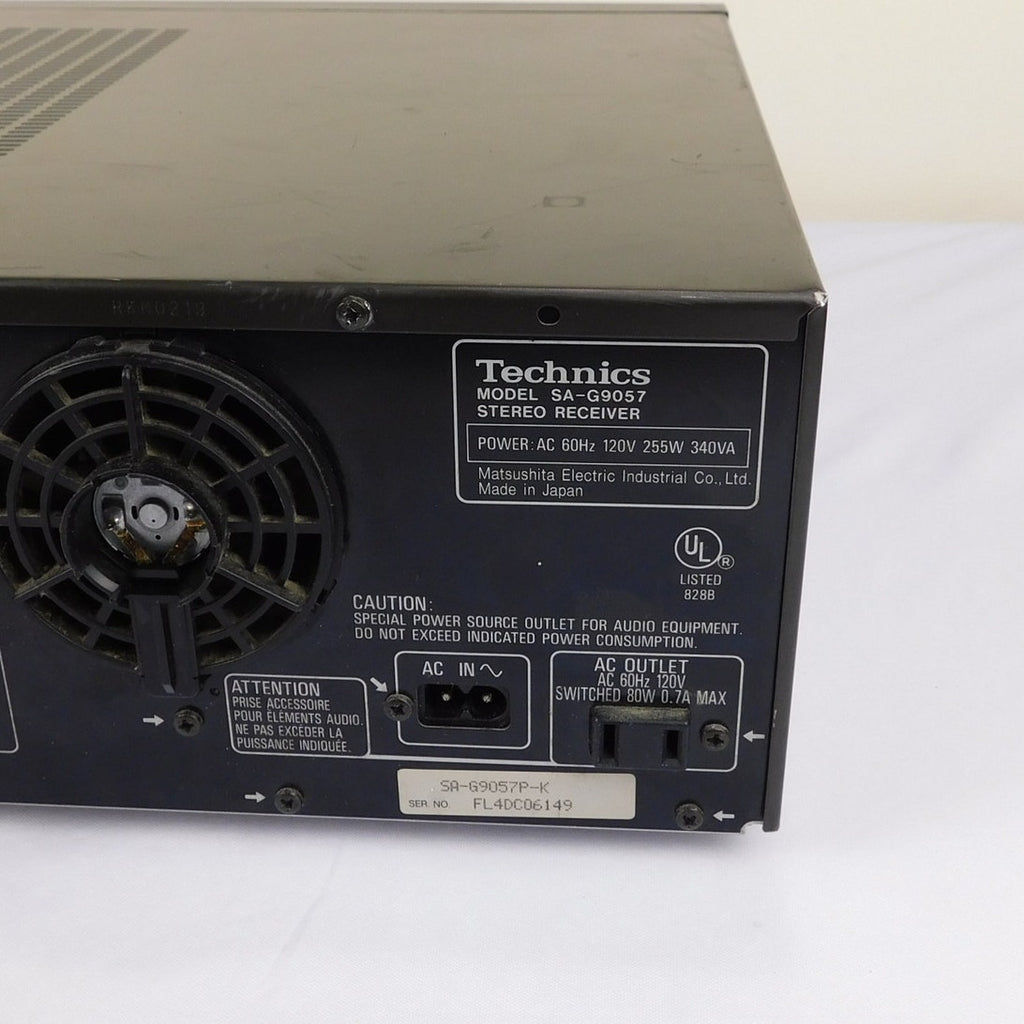 Technics SA-G9057 Stereo Receiver Tested Working No Remote 1998 255W 5 Channel
