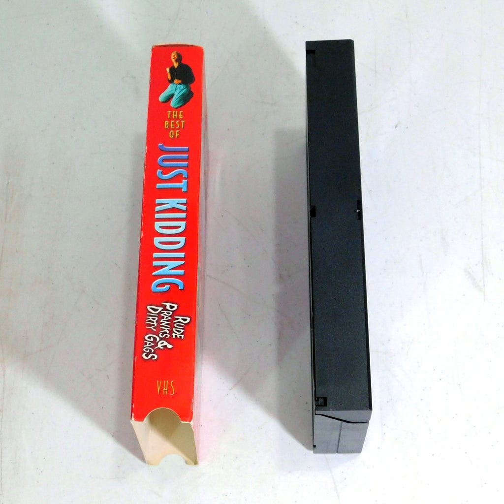 The Best of Just Kidding VHS Tape Rude Pranks and Dirty Gags Tested Working 1998