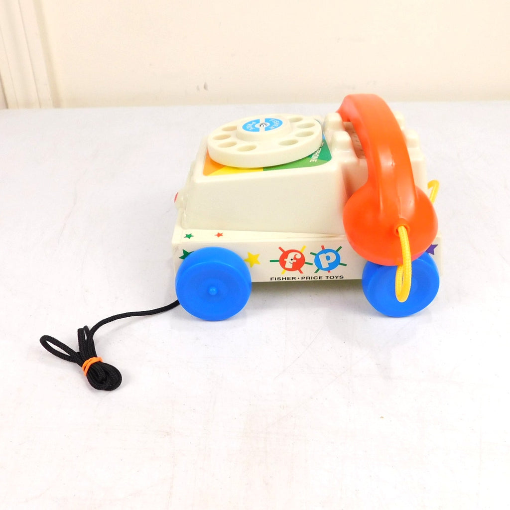 Fisher Price Chatter Phone Telephone Pull String Toy 2009 Mattel Basic Fun