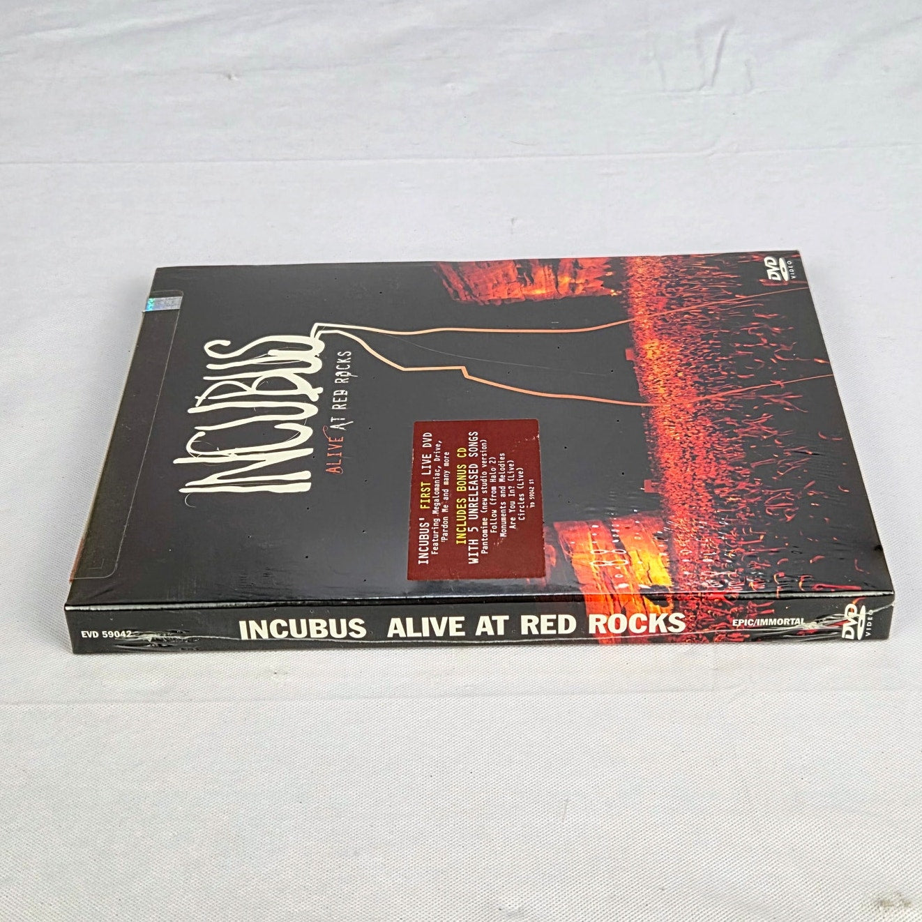 Incubus Alive At Red Rocks DVD 2004 New Sealed Live Rock Concert Bonus CD
