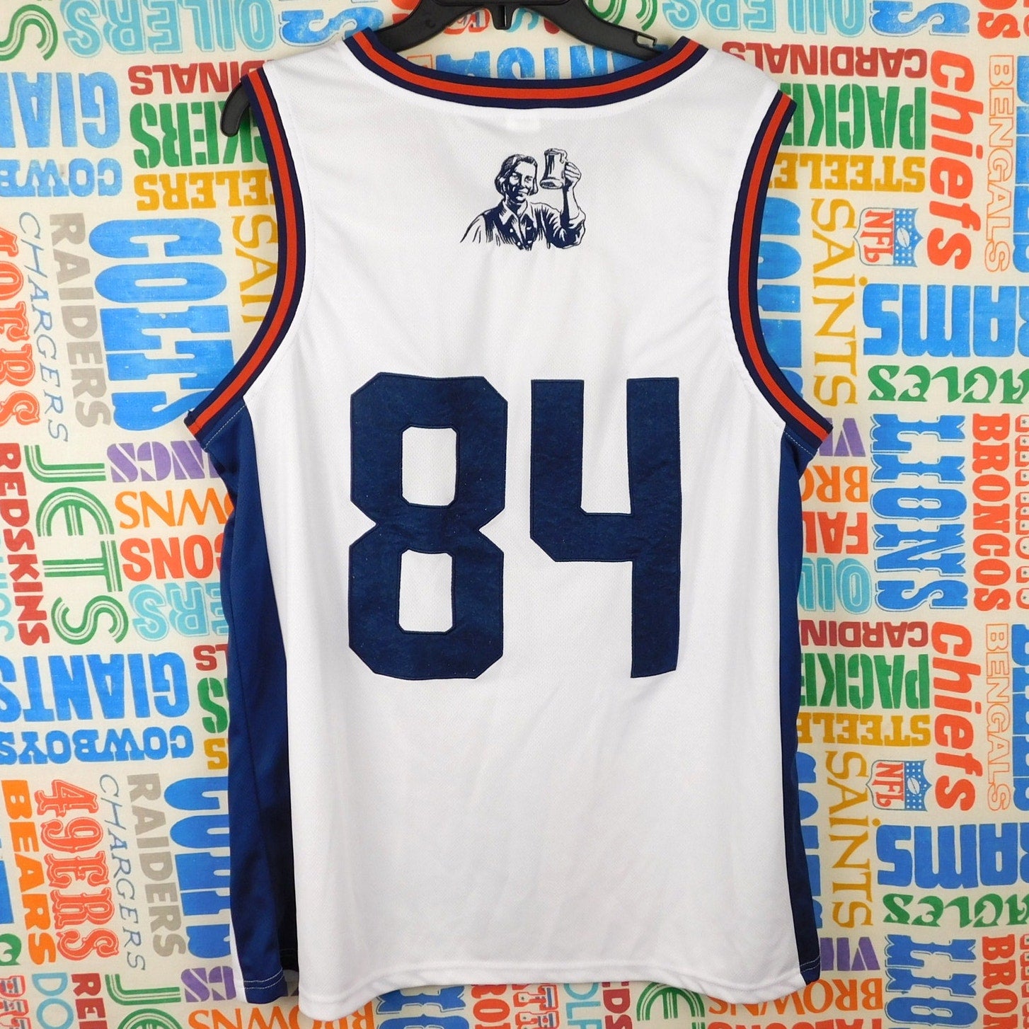 Samuel Adams Beer Stitched Basketball Jersey - Size L