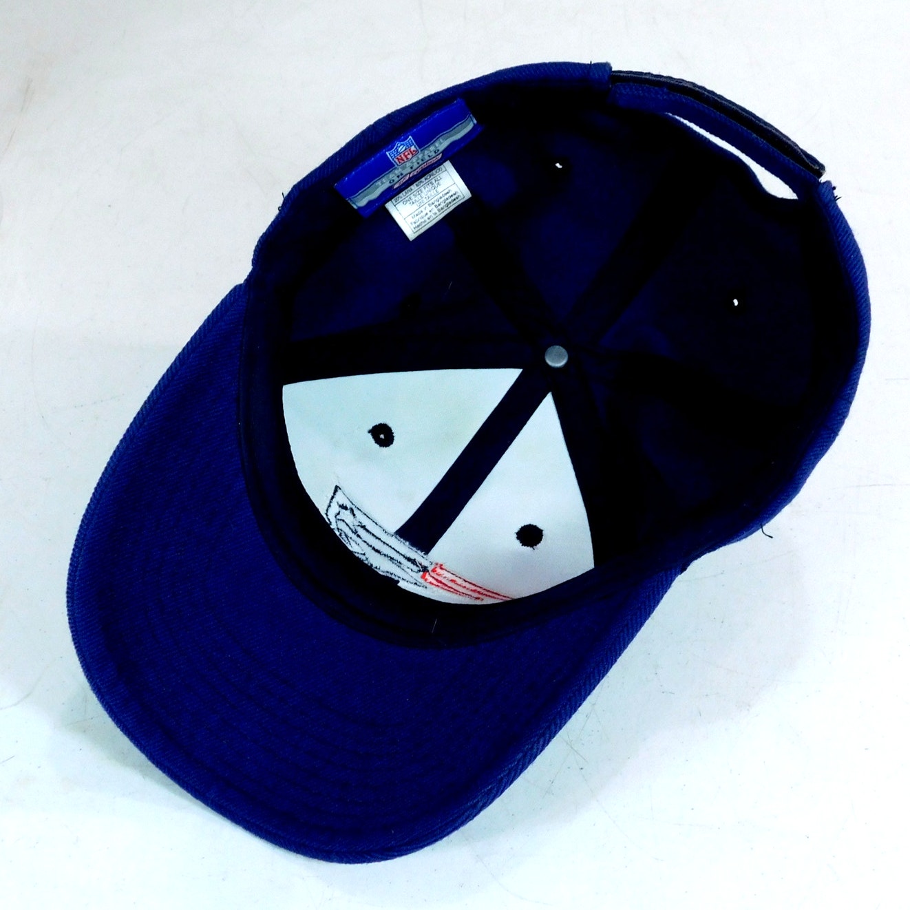 Vintage New England Patriots Hat Flying Elvis Logo Reebok On Field Y2K