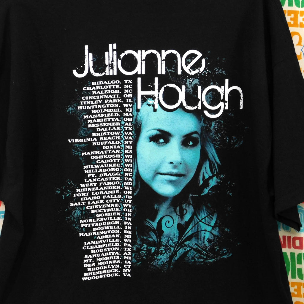 Y2K Julianne Hough Tour T Shirt - Size XL